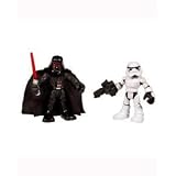 Star Wars 2011 Playskool Jedi Force Mini Figure 2Pack Darth Vader Storm TrooperIMAGE