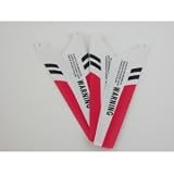 4 Red Syma Replacement Sets of the Main Rotor Blades for S107 Red Part S107-02 (16 Rotors... by Syma