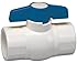 Homewerks VBV-P40-E7B Ball Valve, PVC Schedule 40, Solvent x Solvent, 1-1/2-Inch