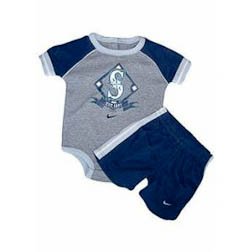 Seattle Mariners Baby Creeper and Short Set, Size= 18 Months