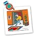 Londons Times Health and Vanity Trends Cartoons - Inventor Of Rogaine At Home - Quilt Squares Image