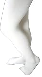 Trimfit Flat Knit Tights White Size 8-10 (8-10 Medium)