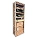 Designer Wine Rack Kit - 6' Vertical Wine Bin (Redwood Natural
