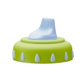 bibi Non-Spill Training spout attachment for wide neck bottle BPA FREE, pink