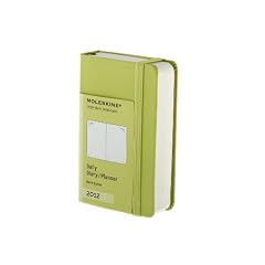 Moleskine 2012 12 Month Daily Planner Lemon Green Hard Cover X-Small (Moleskine Legendary Notebooks (Calendars))