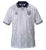 ＵＭＢＲＯ　イングランド代表ホーム　背番号１９　ガスコイン・タイプ　イタリア・ワールドカップ出場　XL