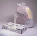 White Commercial Can Liners Star seal bottom helps prevent leakage Made from high-quality blended resins for superior strength and puncture resistance Value, Heavy Grade For light wood, metal scraps, wet cardboard, etc. 33-gallon capacity. 33 x 39. .70 Mil Gauge 150 Bags per Case