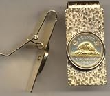 Canadian Nickel ÒBeaverÓ Two Toned Coin Hinged Money Clip