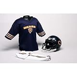 Chicago Bears Youth NFL Team Helmet and Uniform Set - Medium (Ages 7-10)