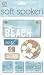Me & My Big Ideas Soft Spoken Themed Embellishments-Beach