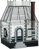 Stone Cottage Bird Cage – Multicolor (Small)