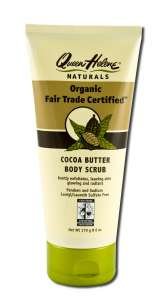 QUEEN HELENE Fair Trade Cocoa Butter Body Scrub 6 oz