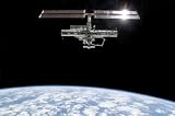 Wallmonkeys Peel and Stick Wall Decals - International Space Station - 48