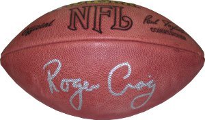 Roger Craig signed Official NFL Tagliabue Football San Francisco 49ers