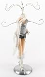 Juliana Jewellery Mannequin - Long White Scarf and Denim Shorts