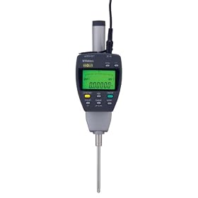 Mitutoyo 543-558A, IDF Digimatic Indicator, .00005/.0001/.0005/.001/0.001mm/0.01mm X 2, 3/8 Stem, Flat Back