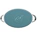 Rachael Ray Cucina Nonstick Sauce Pan/Saucepan/Oval Sauteuse with Lid, 5 Quart, Agave Blue