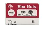 Hillman #140030 100PK 1/4-20 Hex Nut