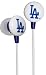 iHip MLF10169LAD MLB Los Angeles Dodgers Printed Ear Buds, Blue