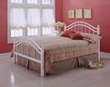 Springhill White Finish Twin Size Solid Wood Bed