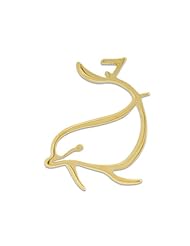 Wyland Dolphin Pendant in 14K Yellow Gold - Medium