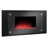 31rYkHCsExL. SL160  Classic Flame 35HF500ARA 02 Harmony Wall Mount Electric Fireplace With Clear Glass Accent