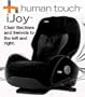 New iJoy 550 Robotic Human Touch Massage Chair Swiveling Recliner - Black with Panoramic Swivel Base