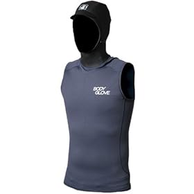Body Glove Mens 0.5mm Insotherm Hooded Sleeveless Shirt by 