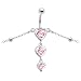 Pink Gem Sweetheart Belly Chain