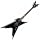 Dean Razorback Guitar, Dimebag Bolt On with Floyd Rose Classic Black