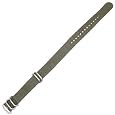 Zulu Ballistic Nylon Strap (20mm, 5-Ring, Gray)