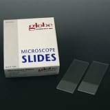 Microscope Slides, Glass, 25 x 75mm, 45° Beveled Edges, Clipped Corners, White Frosted, 72/Box