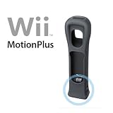 Nintendo Wii Motion Plus MotionPlus (Black) add-on for Wii Remote Controller + Free Protective Skin