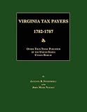 Virginia Tax Payers 1782 - 1787; Other Than Those Published by the United States Census Bureau