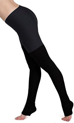 POPRAGEOUS Women's Ballerina Cashknit Legging Black 2XL Multi