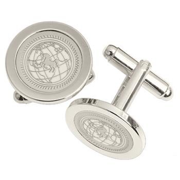 university of michigan cufflink cuff link set silver  more detail click!