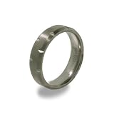 Eve's Addiction Diamond Cut Titanium Band
