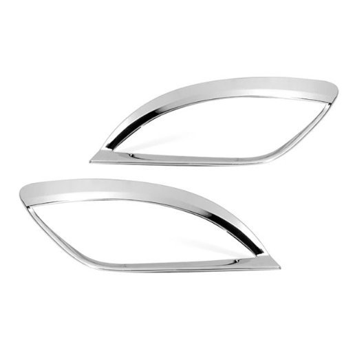 2pcs Auto Parts Rear Fog Light Lamp Cover Trims 