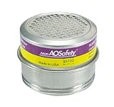 AOSafety R53HE-P100 Organic Vapors & Acid Gases Threaded 10 Cartridges