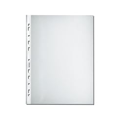 Herlitz 10840320 Prospekth�lle A4 genarbt, Premium 100er Packung,dokumentenecht