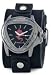 Nemesis #LBB929R Men's Red Dragon Leather Cuff Watch