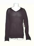 NSF Mens V Neck Sweater in Charcoal