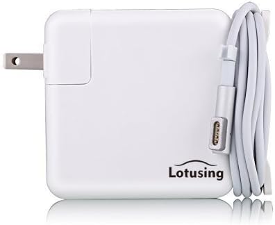 Lotusing® 16.5V 3.65A 60W L-tip Magsafe Power Adapter Charger for Apple MacBook and 13-inch MacBook Pro A1278 A1330 A1184