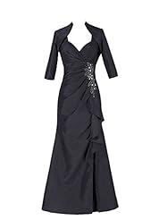 Sweetheart Asymmetric Chiffon Long Sleeves Mother-of-the-Bride Dress 