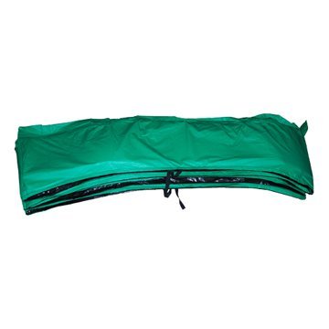 Green Vinyl Trampoline Safety Spring Pad 15' (Round) with 4