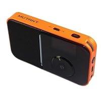 Mutant MIG-PIR-5 M-Wavio Portable Pocket-Sized WiFi Internet Radio with AM/FM Radio (Tangerine)