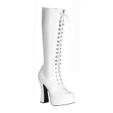 Pleaser - Electra-2020 (EASY) W/ Zipper, 5" Heel Knee Hi Boots