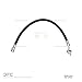 Front Right Dynamic Friction Company Brake Line Hose 350-67049