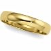 10K Yellow-gold 4mm Women\'s & Men\'s Polished unisex-adults Wedding bands