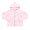 Antigua University of Nebraska Girl's Pink Lucky Long Sleeve Fleece Hoody (Small)